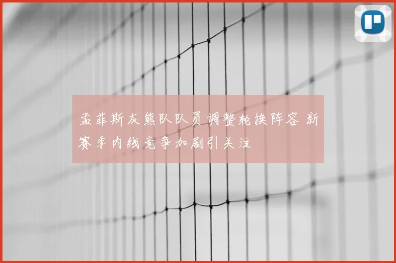 孟菲斯灰熊队队员调整轮换阵容 新赛季内线竞争加剧引关注